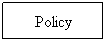 Text Box: Policy
